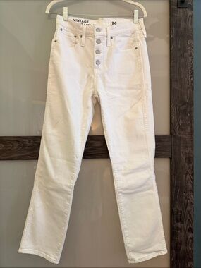 $128 msrp J. Crew vintage slim Straight Jeans size 26